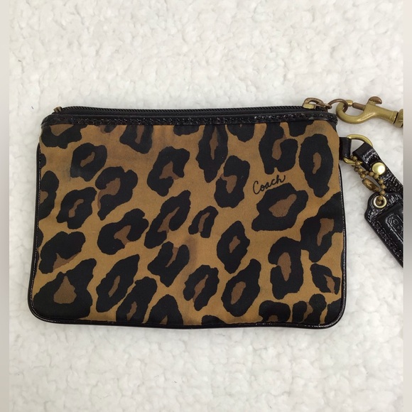 Coach Cheetah Print Wristlet Wallet - Picture 4 of 10
